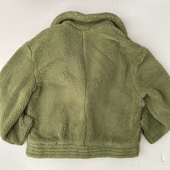 Free People Women’s Green Cozy Jacket Size L - Picture 7 of 17
